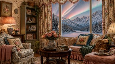 Grandmillennial Aesthetic banner example