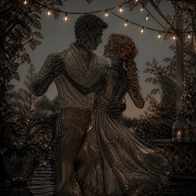 Smoked Glass couple portrait example