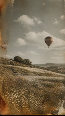 Land/Environmental Conceptual Art Style greeting card example