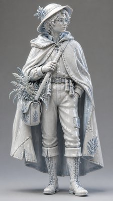 Porcelain Glaze character design example