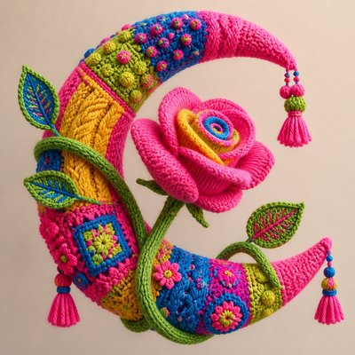 Yarn Bombing Street Art Style tattoo design example