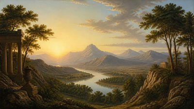Neoclassical Art Style desktop wallpaper example