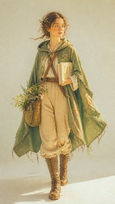 VSCO Aesthetic character design example