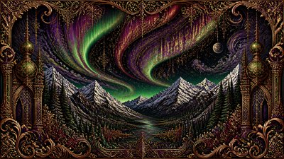 Victorian Architecture Art banner example