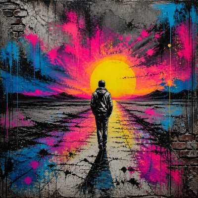 Street Art Style album cover example