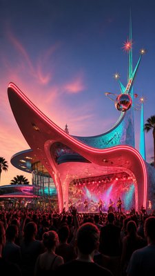 Googie Architecture flyer example