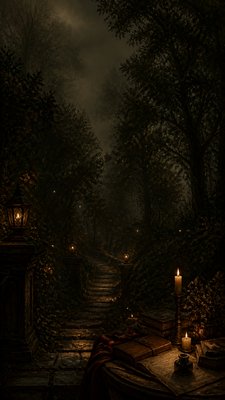 Dark Academia Aesthetic book cover example