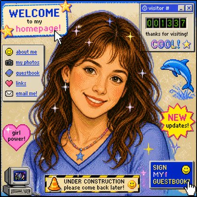 Webcore Aesthetic profile picture example