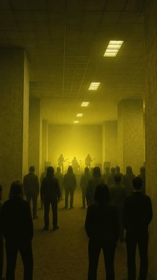 Backrooms Aesthetic flyer example