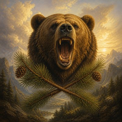 Hudson River School Art Style t-shirt design example