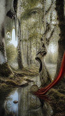 Surrealism Art Style wall art print example