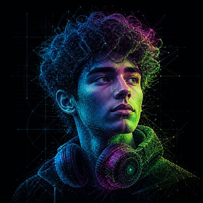 Data Visualization Contemporary Art Style Discord profile picture example