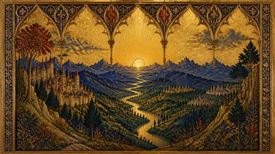 Gothic Art Style desktop wallpaper example