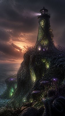 Biopunk Sci-Fi Art poster example