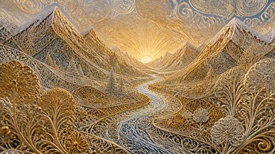 Filigree Jewelry Style desktop wallpaper example