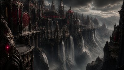 Gothic Jewelry Design concept art example