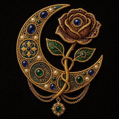 Byzantine Jewelry Design tattoo design example