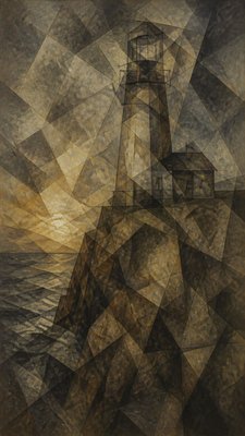 Analytical Cubism Art Style poster example
