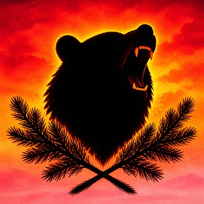 Sunset Silhouette Art Style t-shirt design example
