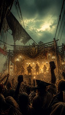 Piratecore Aesthetic flyer example