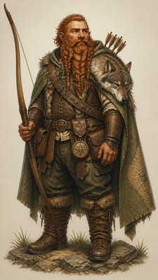 Adventurecore Aesthetic tabletop character portrait example