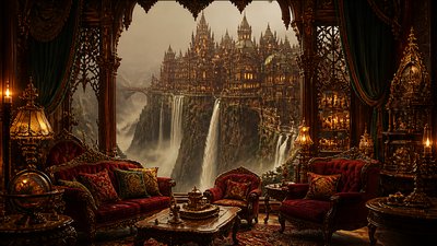 Victorian Furniture Art concept art example