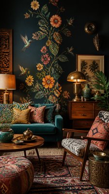 Eclectic Interior Design phone case design example