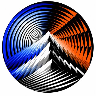 Kinetic Art Style logo concept example