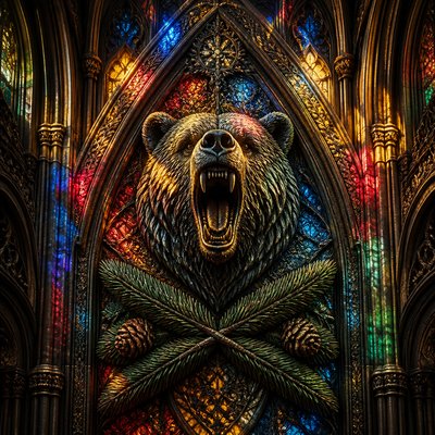 Gothic Cathedral Art t-shirt design example