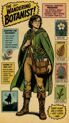 Retro Comic Art character design example