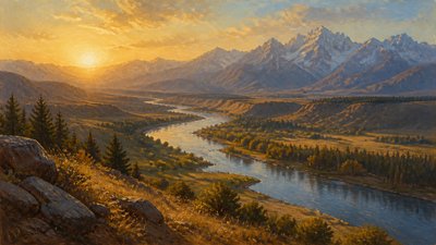 Landscape Nature Art desktop wallpaper