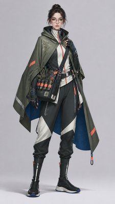 Athleisure Fashion Design character design example