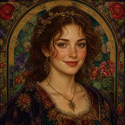Pre-Raphaelite Art Style profile picture example