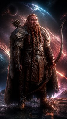 Space Opera Sci-Fi Art tabletop character portrait example