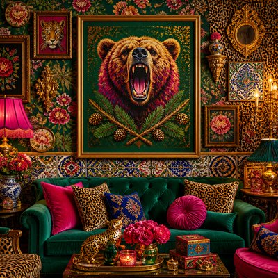 Maximalist Interior Design t-shirt design example