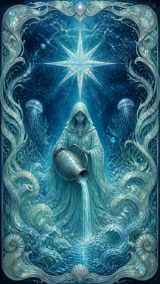 Ocean Nature Art tarot card example