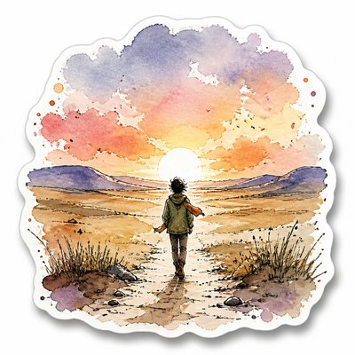 Hand-Drawn Sticker Design album cover example