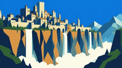 Hard-edge Painting Style concept art example