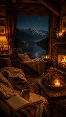 Cozycore Aesthetic phone wallpaper example