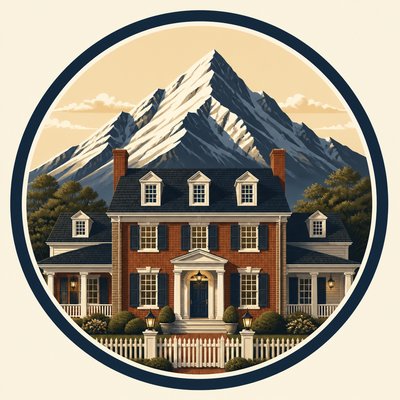 Colonial Architecture logo concept example