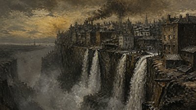 Ashcan School Art Style concept art example