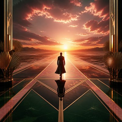 Hollywood Regency Interior Design album cover example
