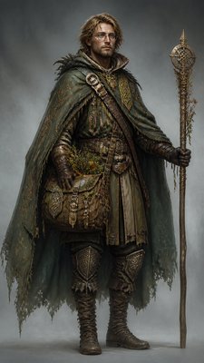 Norse Fantasy Art character design example