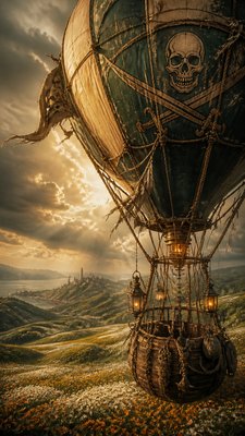 Piratecore Aesthetic greeting card example