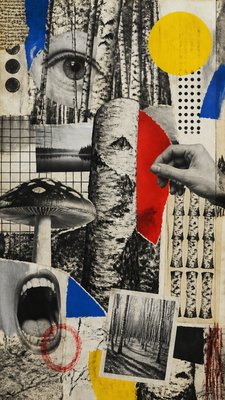 Dada Art Style wall art print example