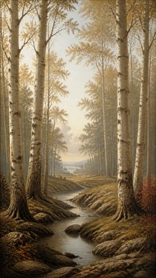 Neoclassical Art Style wall art print example