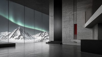 Minimalist Modern Art Style banner example