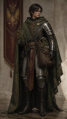 Knightcore Aesthetic character design