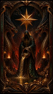 Dragoncore Aesthetic tarot card example