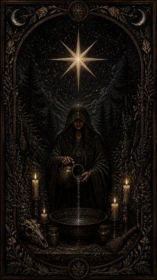 Witchcore Aesthetic tarot card